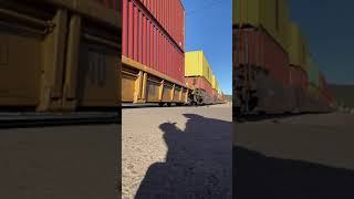 BNSF Train Up Close, Parks, AZ
