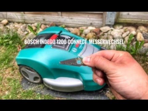 Bosch Indego 1200 Connect Messer Wechsel Rasenmaherroboter Maher
