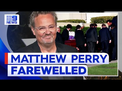 Matthew Perry’s family and friends attend late actor&#039;s funeral | 9 News Australia