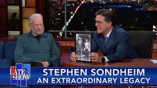 A Tribute To Stephen Sondheim  Extended Interview With Stephen Colbert