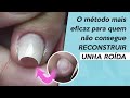 FAÇA ISSO ANTES DE RECONSTRUIR A UNHA ROÍDA | DICAS RÁPIDAS