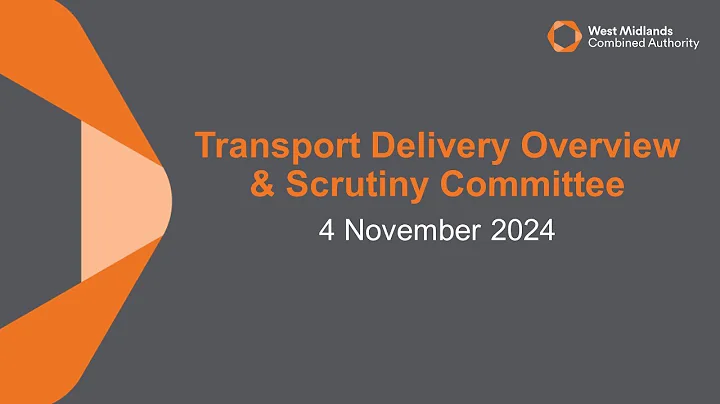Transport Delivery Overview & Scrutiny Committee - 4 November 2024