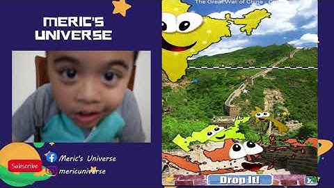 Meric Playing Stack the Countries Asia | Learn the Map| Asia Map | Stack the Countries Gameplay