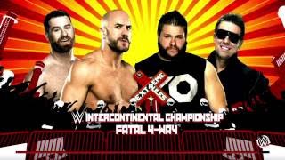 WWE Extreme Rules 2016 - Fatal 4 Way IC Title FULL MATCH Simulation