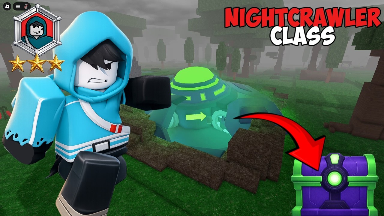 How to Complete Alien Invasion With Night Crawler Class in 99 Nights in the Forest  | Roblox