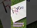 Riya Name Art Calligraphy | Meaning of Riya | Beautiful Handwriting ✨#shorts #calligraphy