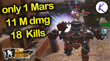 1 Mars 11.2 M damage extreme War Robots gameplay WR new Robot update 8.4