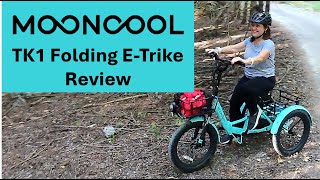 MOONCOOL TK1 Folding E-Tricycle Review!