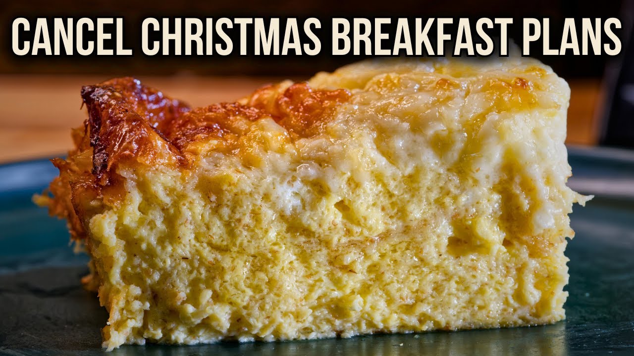 A Christmas Morning Breakfast Casserole Made the Night Before