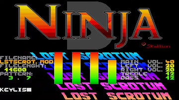 ATARI ST MUSIC MODULES COMPILATION STE MUSIC MENU INTRO GOLDEN DAWN MODS No 04 NINJA III STE