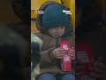 Little Wovles fan DEVASTATED as dad steals his food 😭 #PremierLeague #Wolves