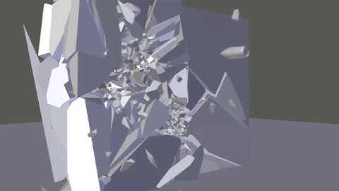 Super SlowMo Test Bullet Physics - Blender3D