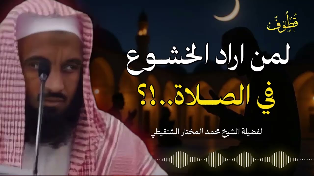 أقوى وصية في استحضار الوقوف بين يدي ملك الملوك | الشيخ محمد المختار الشنقيطي