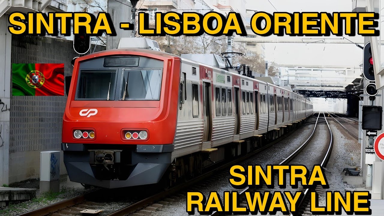 [HD] Train Cabin View, Sintra Lisboa Oriente, Linha de Sintra