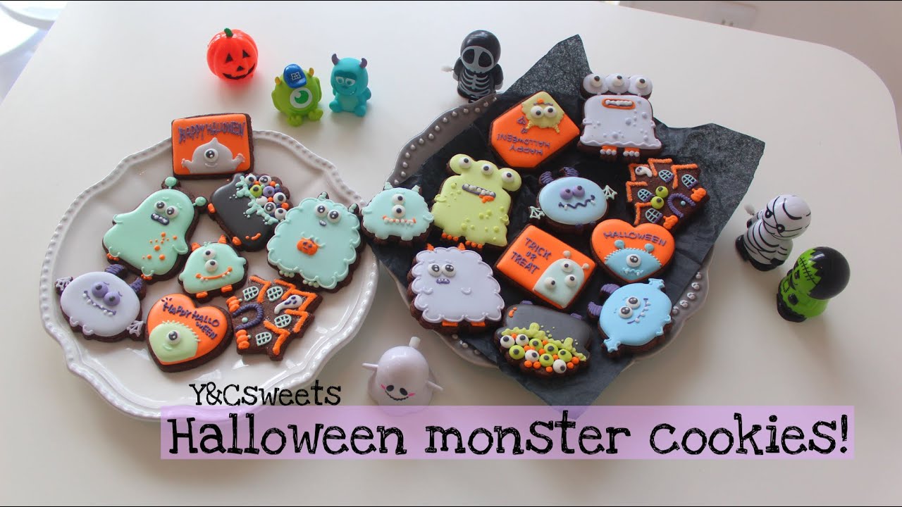 【 MONSTER COOKIES for Halloween 】モンスターのアイシングクッキー