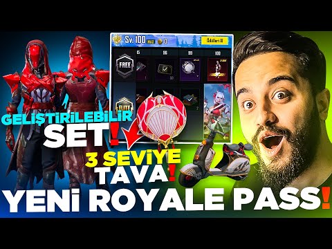 OHA! BEDAVA S4 SAÇI VEREN ROYALE PASS! YENİ YÜKSELTİLEBİLİR SET! (EFSANE) PUBG Mobile