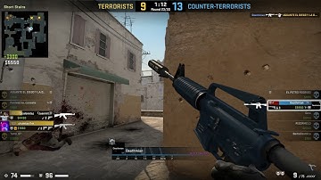 [CS:GO] 1v4 Clutch y 0.000 Defuse en Dust II