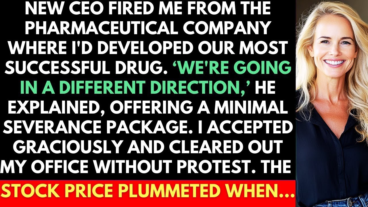 New CEO Fired Me Despite My Creating Their Bestselling Drug  He Forgot To Check One Little Thing