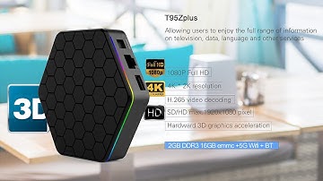 EVANPO T95Z PLUS Android TV Box Amlogic S912 Octa core Unboxing