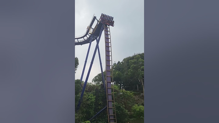 That's some drop! The G5 at Janfusun Fancyworld劍湖山世界主題樂園