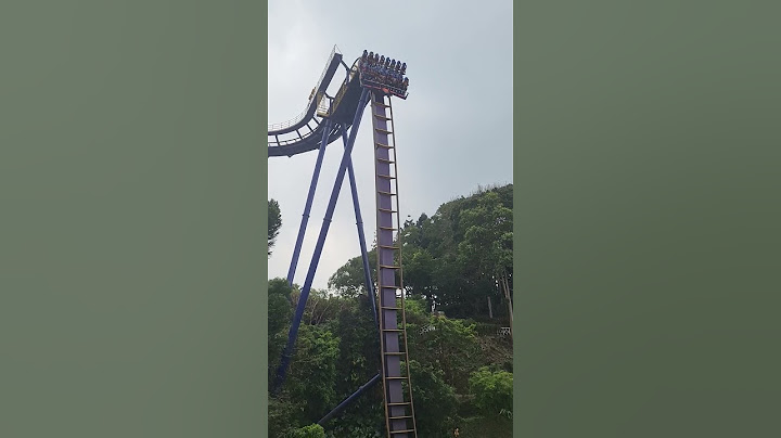 That's some drop! The G5 at Janfusun Fancyworld劍湖山世界主題樂園