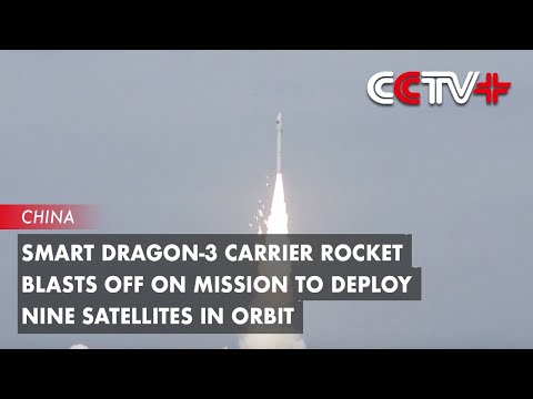 Smart Dragon-3 Carrier Rocket Blasts off on Mission to Deploy Nine Satellites in Orbit