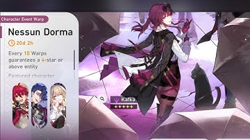 [HSR 1.2] Kafka banner wishes & mini showcase of Nihility path DoT at SU