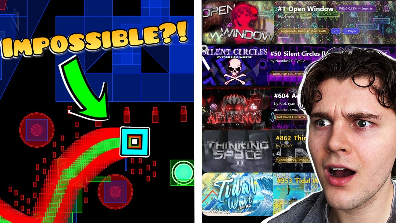 Exploring The IMPOSSIBLE LEVELS LIST | Geometry Dash - YouTube