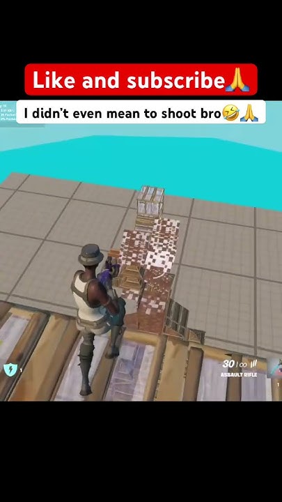 I Didn't Even Mean To Shoot Him I didn’t even mean to shoot bro🤣🙏 #fortnite #fortniteclips #