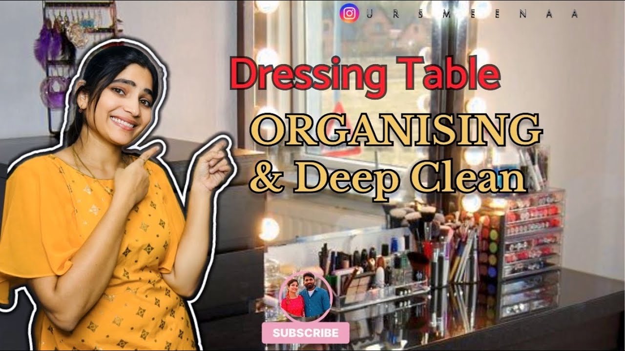Dressing Table Organising & Deep Cleaning || Low budget || DIY ...