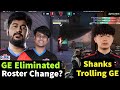 Lightningfast and rushi sir on ge elimination roster change  shanks trolling 