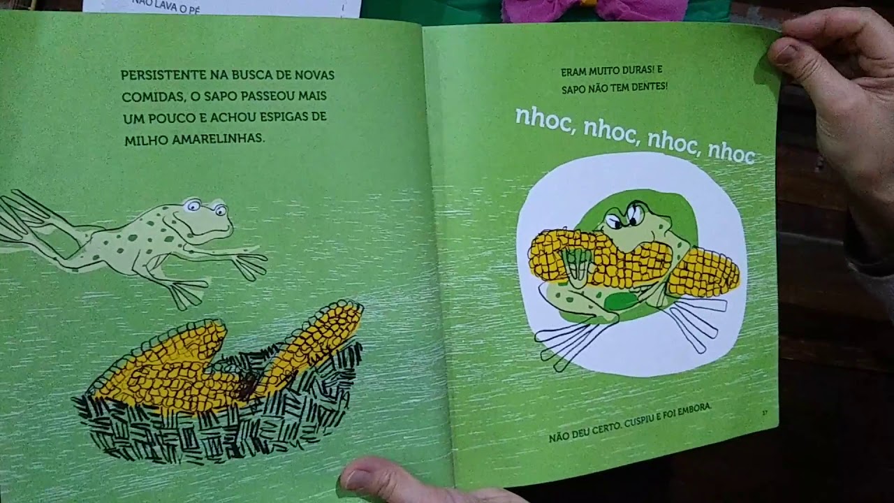 Livro o Sapo Comilão. - YouTube