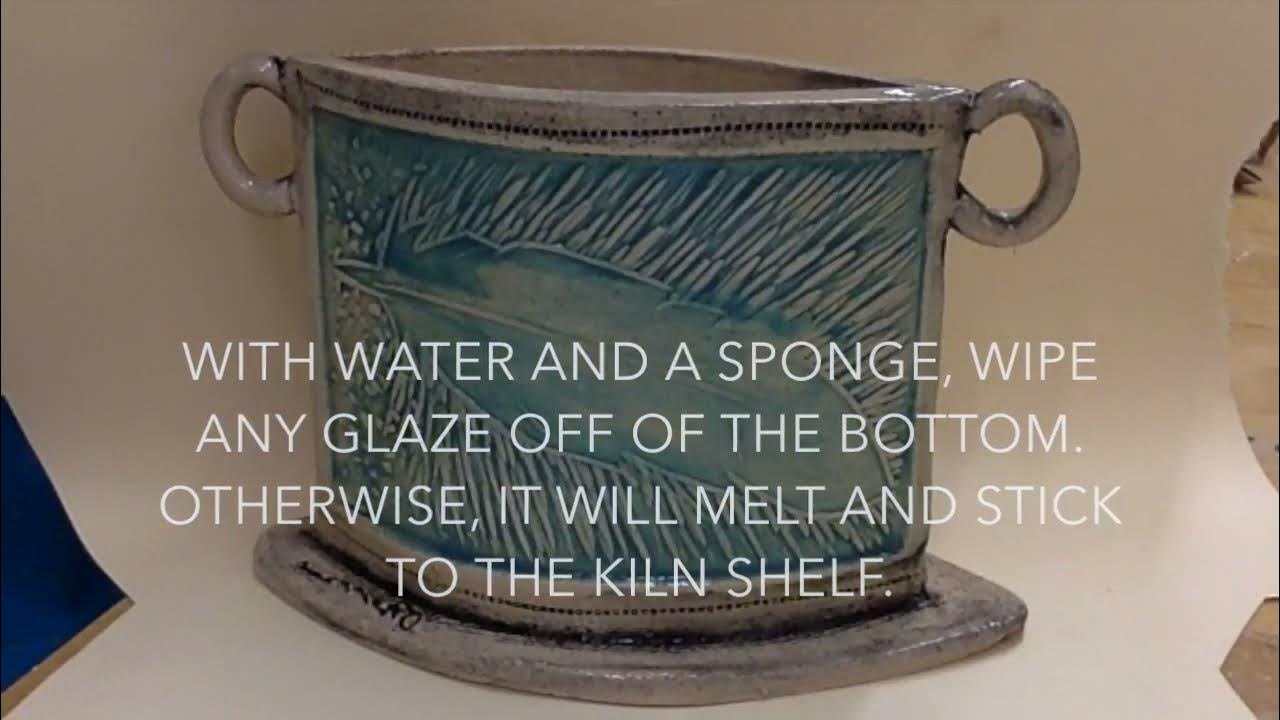 Glazing and staining bisque ware with underglaze and clear YouTube