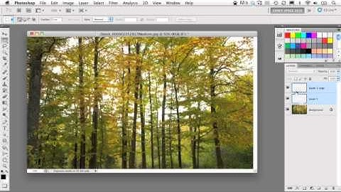 Natural 3D Light Effect | Photoshop CS5 Tutorial