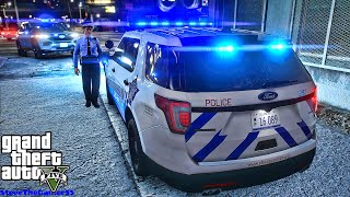 Playing GTA 5 As A POLICE OFFICER Gang Unit Patrol🔥🔥|| GTA 5 Lspdfr Mod| 4K
