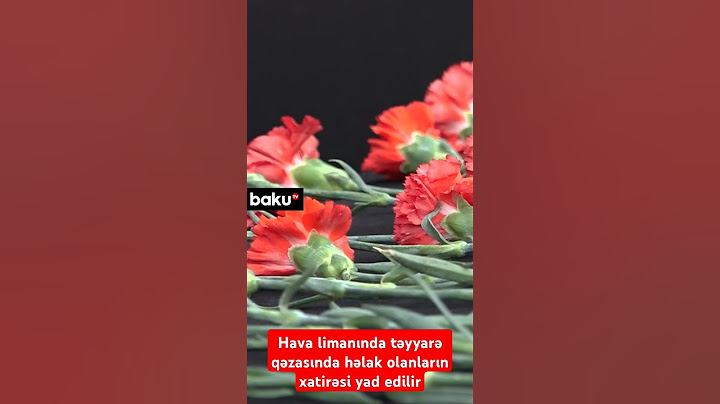 Hava limanında təyyarə qəzasında həlak olanların xatirəsi yad edilir