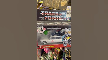 Ghostbusters Transformers Ecto-1 at GameStop #ghostbusters #ecto #transformers #toys #retro #diecast