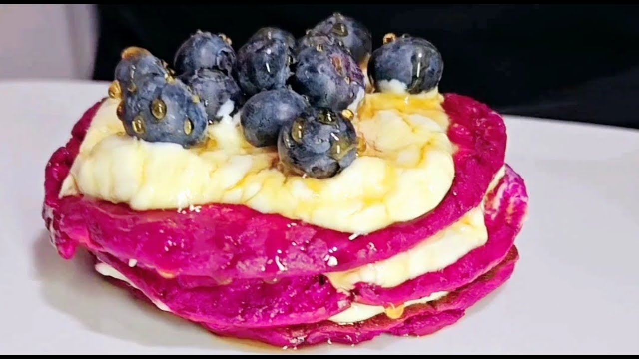 Pancakes de avena y Remolacha receta YouTube