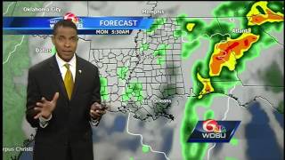 A cloudy, mild and wet Monday