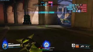 Overwatch 2 Genji is Top on push the robot Map