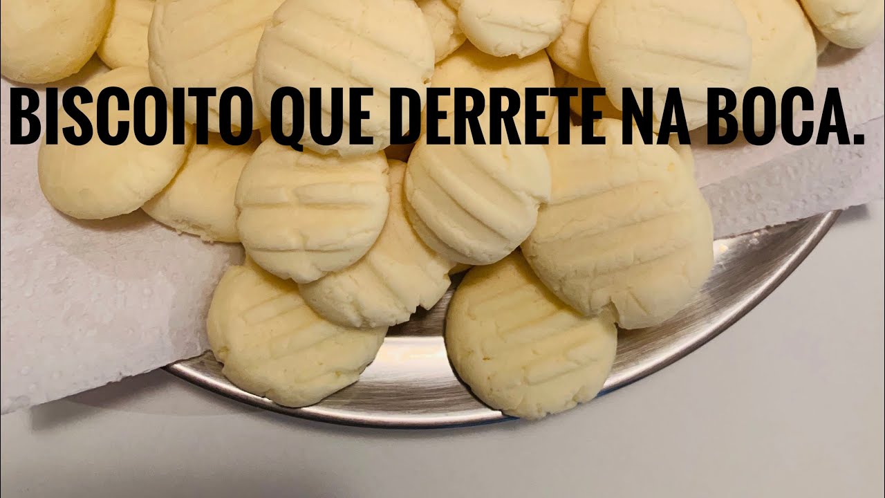 Biscoito De Coco Que Derrete Na Boca BISCOITO QUE DERRETE NA BOCA. - YouTube