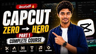 CapCut Zero to Hero in Telugu 🔥 Complete Mobile Editing Course 2026 | #capcuttutorial  #editingtips 