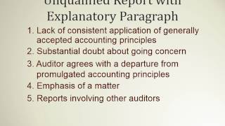 Chapter 3-Audit reports