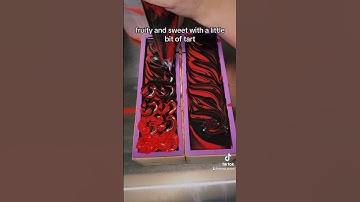 What should I name this soap? 🖤 #halloweensoap #soapmaking #soapmaker #soaping #cpsoapmaking #soap