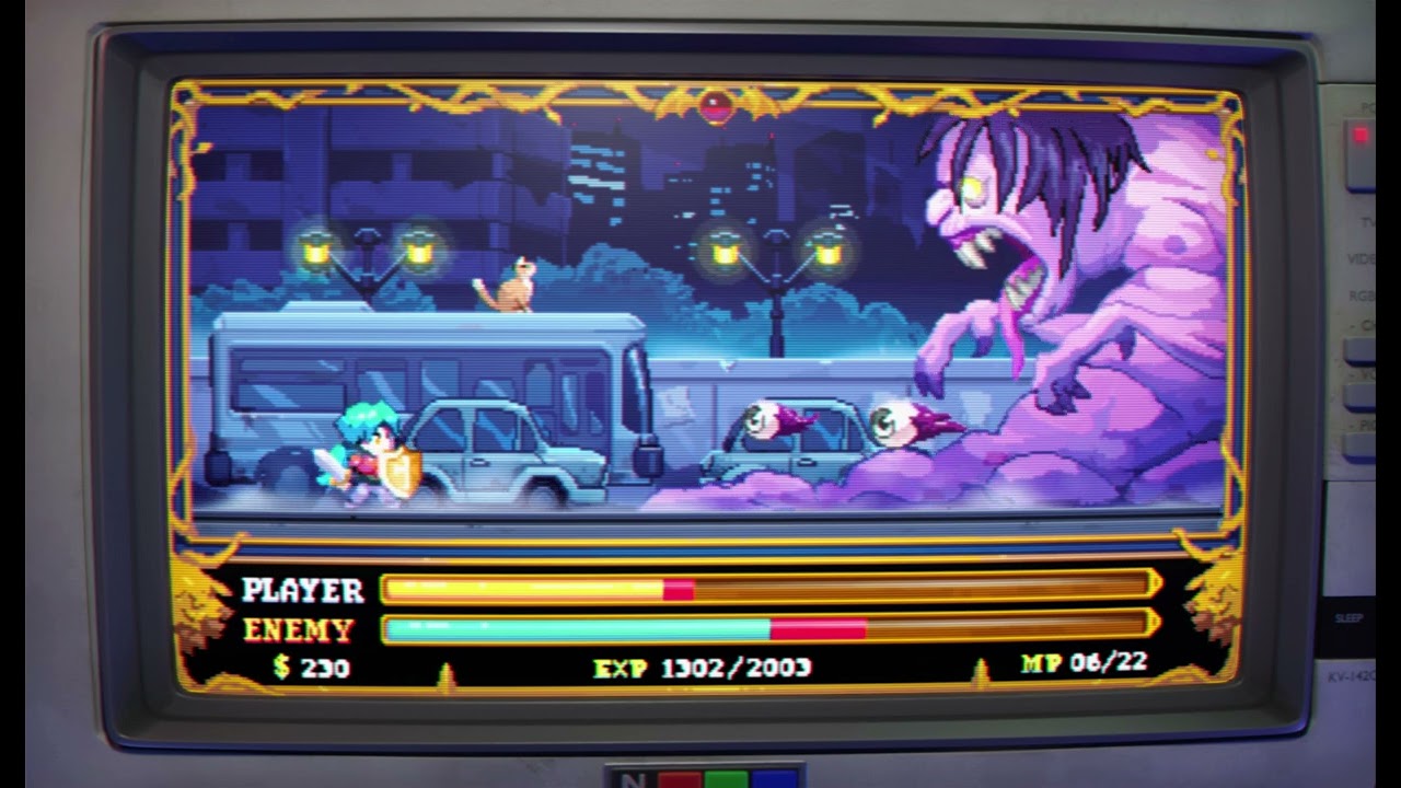 Retro Falcom Styled Game Mockup