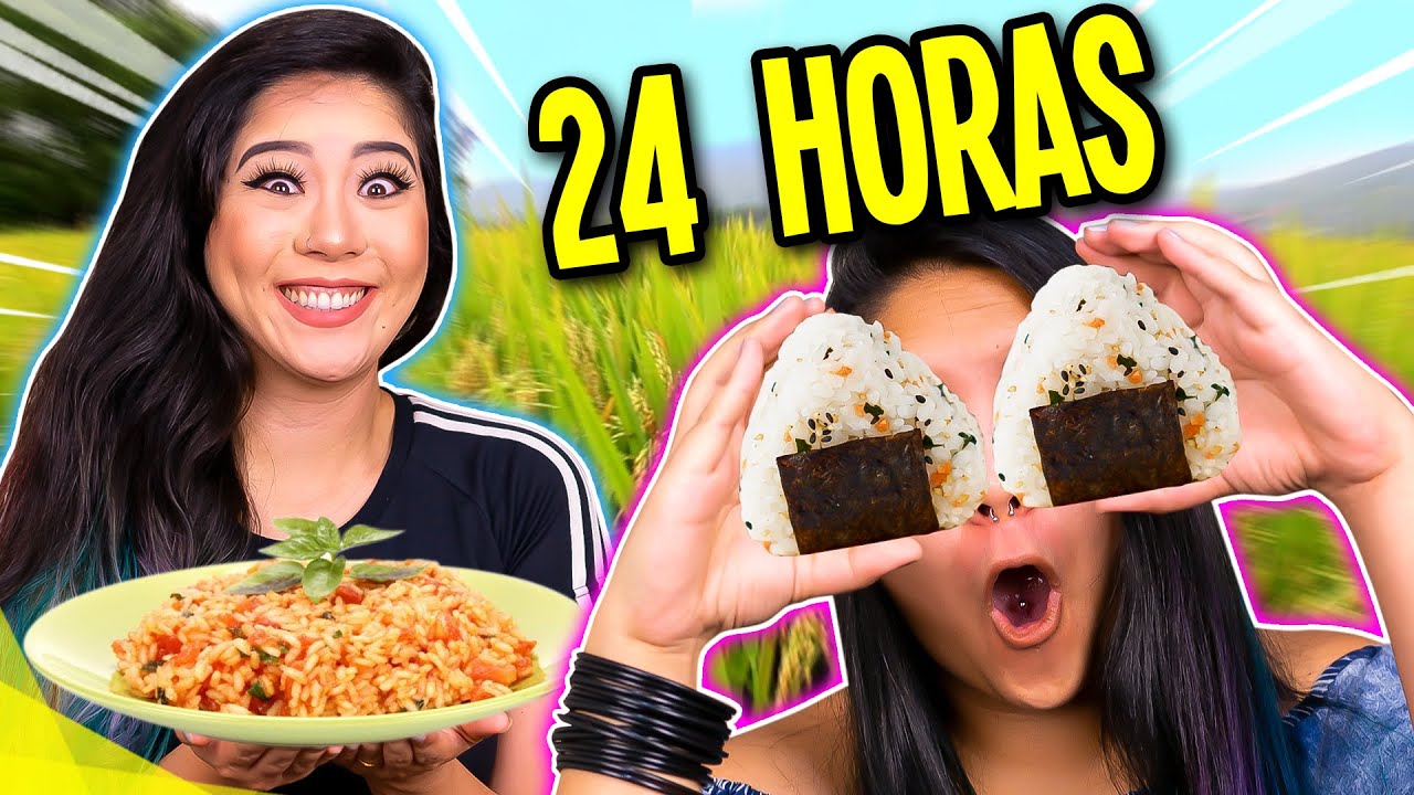24 HORAS SÓ COMENDO ARROZ! | Blog das irmãs
