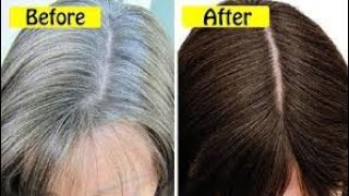 secret japonais :Les cheveux ??gris disparaissent en 2 recettes علاج الشعر الشايب