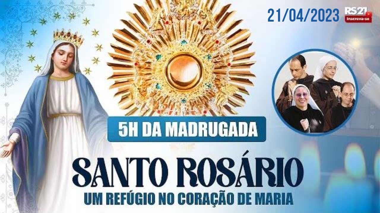 Santo Rosário | AO VIVO | Instituto Hesed e @RedeSeculo21 - YouTube