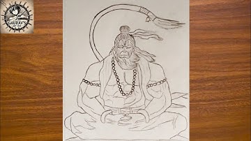 How To Draw Lord Hanuman Full Body Detail Step By Step Tutorial For Beginners