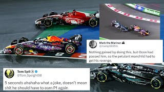 FANS NOT HAPPY WITH MAX VERSTAPPEN'S DRIVING AND TWITTER'S REACTION TO THE 2023 LAS VEGAS GP
